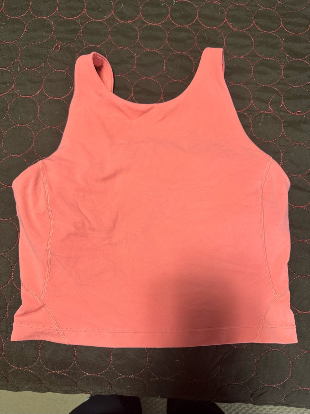 lululemon athletica Coral Scoop Neck Tank Top